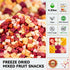 WJDDMGO 4.23oz (120g) Freeze Dried Fruit Mixed Snacks - Crunchy Tropical Dehydrated Fruit Mix with Strawberries Apple