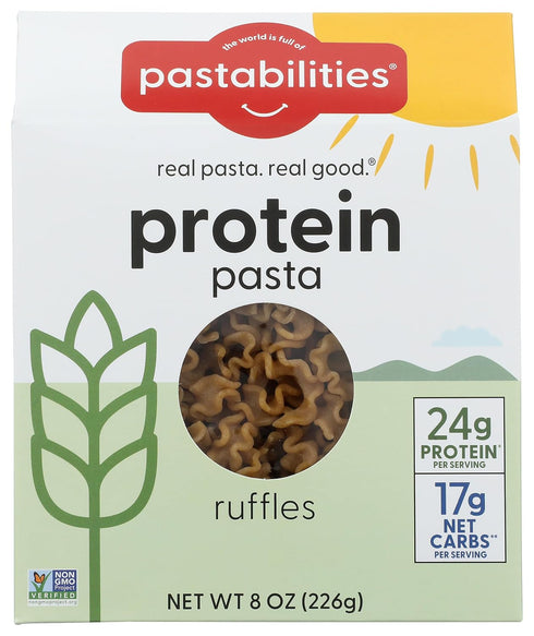 Pastabilities, Pasta Ruffles Good Day Plant Based, 8 Ounce