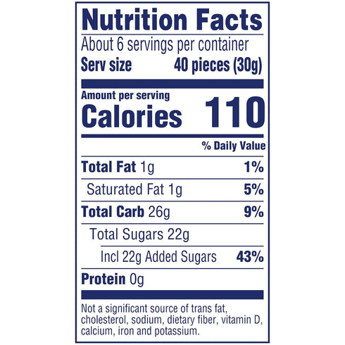 6 Pack 12 SweeTARTS Mini Chewy Candy, Ounce