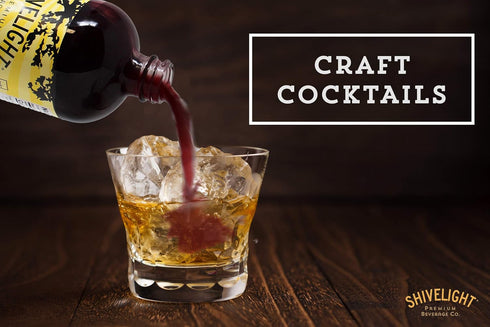 16 Huckleberry Shrub - Shivelight Premium Beverage Company - All Natural, Small Batch, Montana Sourced Drinking Vinegar