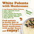 10 Food to Live - Organic White Polenta, Pounds Classic Non-GMO Cornmeal. Vegan, Kosher Corn Grits in Bulk. Great