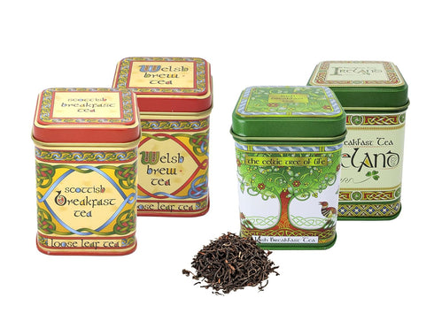 Royal Tara Black Tea Set of 4 - Scottish Breakfast Tea, Welsh Brew Tea,