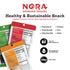 Pack 6-Pack Crispy Seaweed Snacks by Nora | Asian Snacks | Taster's Variety | Low-Sugar, Vegan, Non-GMO Verified |