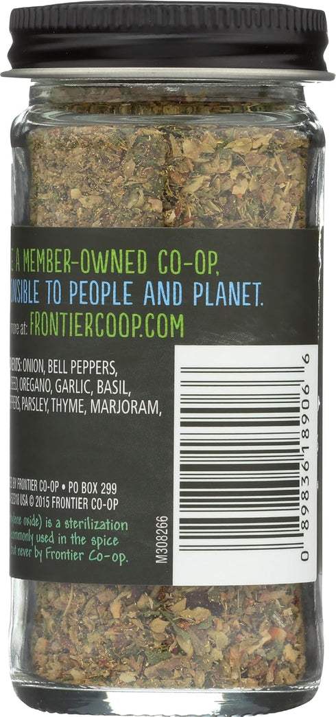 1.04-Ounce Frontier Co-op Pizza Seasoning, Jar, Featuring Bell Pepper, Fennel Seed & Oregano, Great on Pasta and Salads