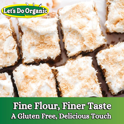 16 Oz (Pack 6) Let's Do Organic Coconut Flour - For Baking, Wheat Flour Alternative, High in Fiber & Protein, Gluten