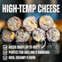 1 lb 1/4" 10 lbs 400F Bearded Butchers High-Temp Cheddar Cheese Shelf-Stable Cubes for Up to of Meat, High-Temperature