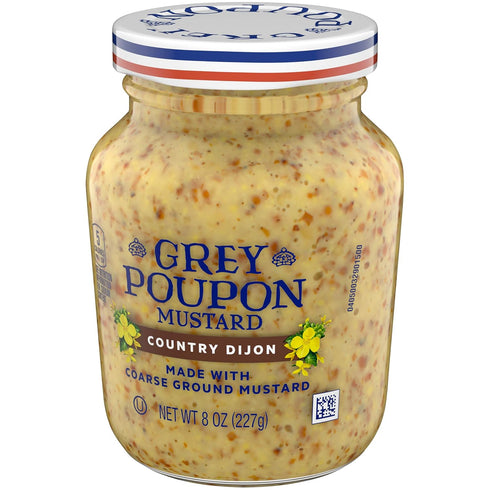 Country (8 oz (Pack 2) Grey Poupon Dijon Mustard Jar)