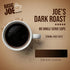 80 Count 100% Basic Joe Dark Roast Coffee Pods - | Bold Single Serve K-Cup Compatible Pods | Arabica | Strong Morning