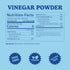 Bakers Club White Distilled Vinegar Powder - 13 oz - Tangy & Sweet Seasoning Blend for Fries, Wings