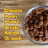 ASS KICKIN' Chipotle Honey Roasted Spicy Hot Peanuts - 4.2 Oz, Ultimate Spicy Gourmet Gift Peanuts
