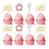 Gyufise 24 Pack Sweet Home Cupcake Toppers Glitter key Housewarming Cupcake Picks