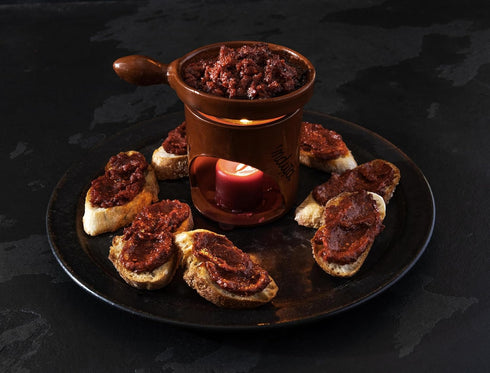 4.5 OZ (Pack 3) TEMPESTA NDUJA (Spicy Spreadable Salami, Famous and Versatile Calabrian Salami, Charcuterie Meat