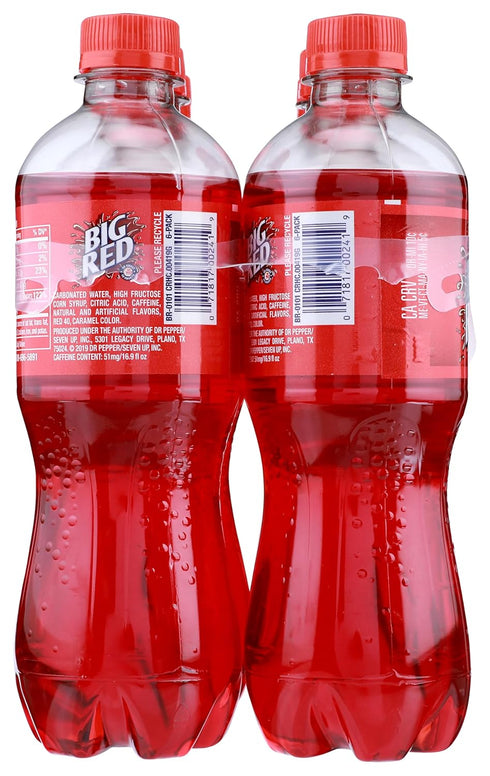16.9 oz Big Red Red Soda, fl