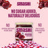 (6 Smash Foods Cherry Pomegranate Jam | Low-Calorie, No Sugar Added Keto Jam with Upcycled Fruit & Chia Seeds | Vegan