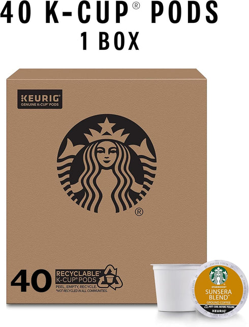 100% 1 (40 Starbucks K-Cup Coffee Pods, Sunsera Blend For Keurig Coffee Makers, Arabica, Box Pods)
