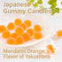 (4.9OZ) YAMASAN KYOTO UJI Japanese Candy - Mandarin Orange Flavor of Yakushima, Individually Wrapped, No Chemical