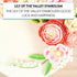 4 Count Global Sugar Art Lily of the Valley Sugar Cake Flowers Spray White, by Chef Alan Tetreault
