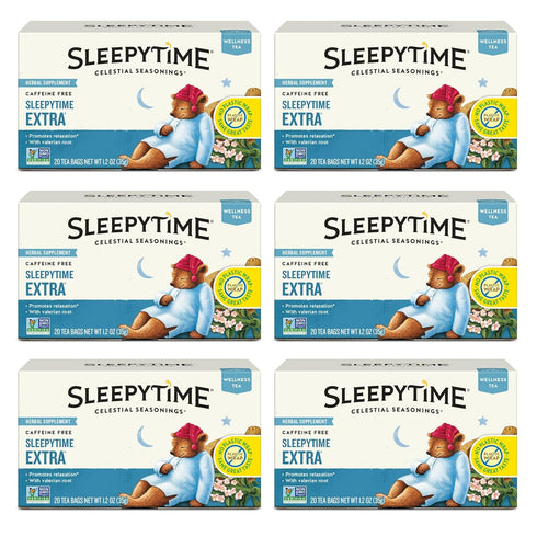 Celestial Seasonings Sleepytime Extra Herbal Tea, Promotes Relaxation, 20 Count (Pack of