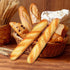 2pcs 13. 6" DOITOOL Artificial Baguette, Realistic Fake Bread Loaf for Kitchen Decoration, Soft Pu Simulation Food