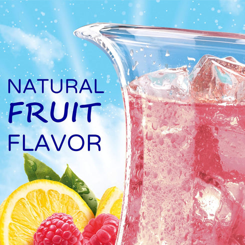 (6 Packets) Crystal Light Raspberry Lemonade Drink Mix Pitcher