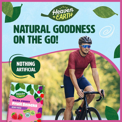 Pack, .8 oz (30 Gummies Heaven & Earth Fruit Snacks, Variety Pouches) | Real Fruit for Kids | School Safe, Natural