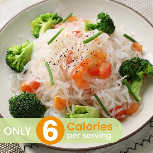 20 Packs, Hethstia Konjac Noodles Pasta, Konjac Jelly Pouch, Gluten-Free, Sugar-Free, Low Calorie, Low Carb, Low GI