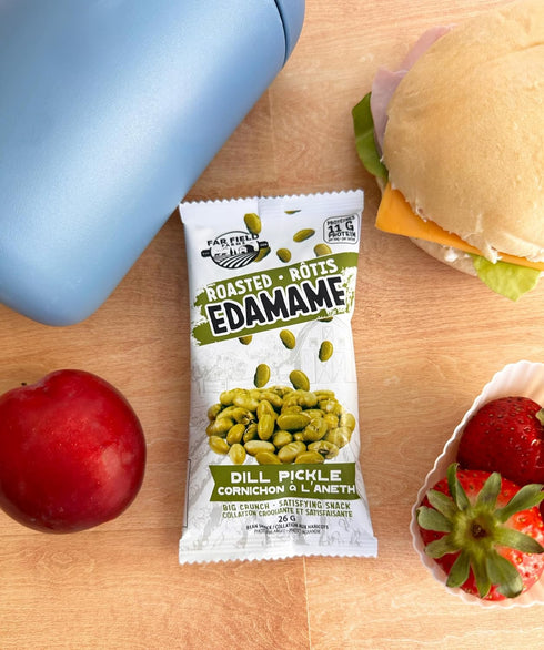 Urbani Pack, 11 0.9 oz 30 Far Field Crunchy Edamame Beans, Variety Low Calorie, Healthy Snack for Kids & Adults, g