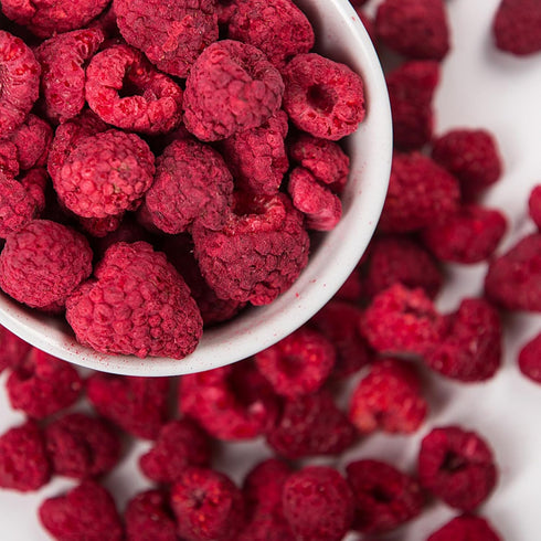 Super Garden Freeze Dried Raspberries, 0.88oz | 100% Pure Raspberry | No Added Sugar | Perfect for Snacking, Topping,