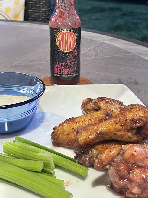 5oz Splintered Sauce JazzBerry Hot Sauce Sweet Raspberry & Carolina Reaper Award-Winning Fruit-Based Hot Sauce Rhythmic