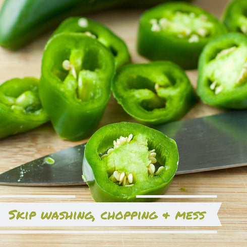 12 Oz Dried Jalapeno Dices by It's Delish, Bag | Dehydrated Jalapenos | Diced Green Jalapeo Peppers for Chili