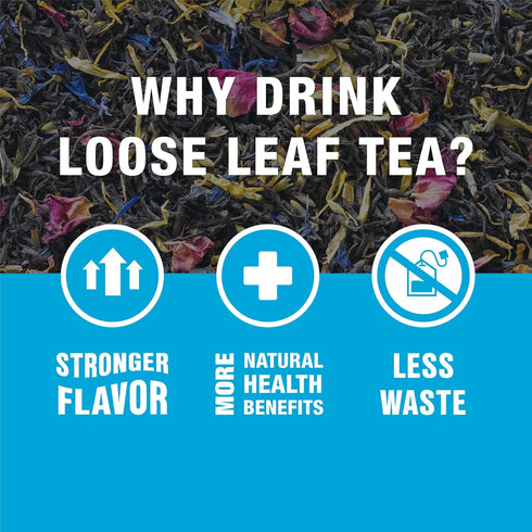 Tiesta Tea - Victorian Earl Grey, Loose Leaf Black Tea, Premium Blend, 1.8 Ounce Resealable Pouch