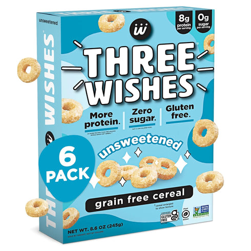 Three Wishes Grain-Free Protein Breakfast Cereal - 8g Protein and 3g Fiber