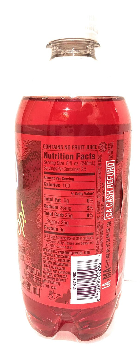 Faygo 20-oz. Redpop soda, plastic bottle