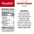 10.75 oz (12 Pack) Campbell's Condensed Tomato Bisque Soup, Can