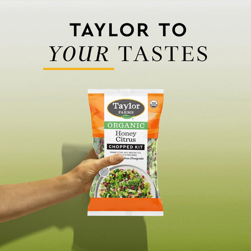 Taylor Farms 8.8oz Organic Honey Citrus Chopped Salad Kit