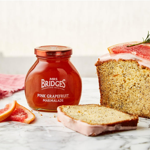 12oz (Pack 3) Mrs Bridges Pink Grapefruit Marmalade, Made in Scotland, Jar