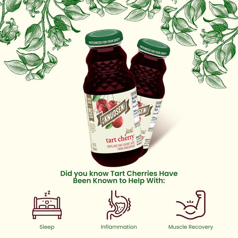 8 oz (12 Pack) R.W. Knudsen Just Tart Cherry Juice, fl