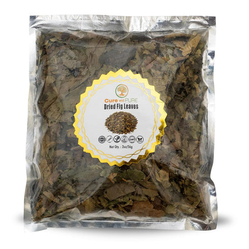 Cure Wid Pure Certified Organic Fig Leaves 2oz Non-GMO Hoja de Higo