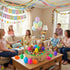 SAILYLENCEY 12-Pack 3.43 inch 6 Large Plastic Easter Eggs with Secure Lock - Assorted Colors, Fillable & Reusable