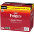 10 Count (Pack 6) Folgers Classic Roast Coffee, Medium Roast, Keurig K-Cup Pods, Box