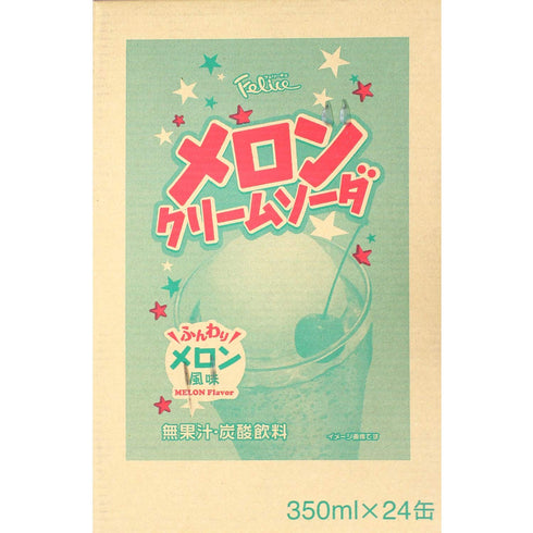 felice 11.83 oz, 24 packs melon cream soda fl