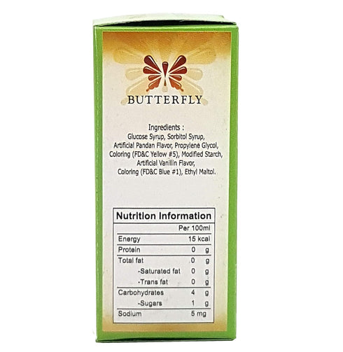 Pandan Flavoring Extract by Butterfly, 2 Ounce (60 ml) with Mini Refrigerator Magnet