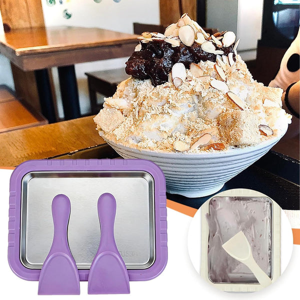 Generic Instant Ice Cream Maker Kit, DIY Rolled Ice Cream Sorbet Set with
