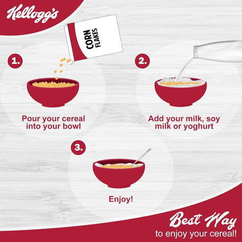 Pack, 10.94oz (10 Kellogg's Cold Breakfast Cereal, Single Serve, Variety Tray Boxes)