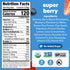 Immune 4.22 oz (Pack 24) Noka Superfood Fruit Smoothie Pouches with Support, Super Berry, Healthy Snacks with Vitamin