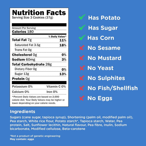 8 oz (Pack 6), Kinnikinnick Gluten Free KinniTOOS Vanilla Sandwich Cream Cookies, Box of Allergy Friendly, Vegan