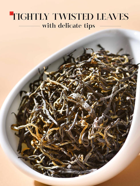 1950 100g, 20 CO-OP Honey Black Tea Loose Leaf Tea, Premium High Mountain Whole Loose Leaf Black Tea, Naturally Sweet