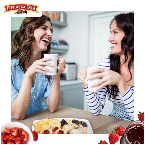 6.75 OZ (18 Pepperidge Farm Verona Strawberry Thumbprint Cookies, Bag Cookies)