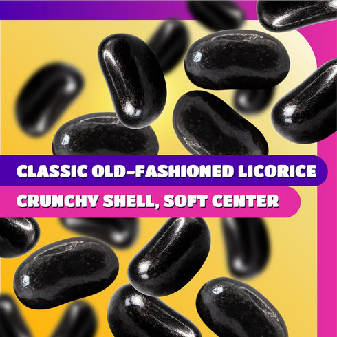 2 Pack Black Licorice Jelly Beans - Pound - Old Fashioned Candy - Bulk Jelly Beans for Candy Buffets, Gift Baskets
