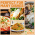 APEXY 32 oz Pack 1 Vietnamese Rice Vermicelli, of Family-Size Thin Rice Noodles for Pho, Stir-Fry, Spring Rolls & Asian